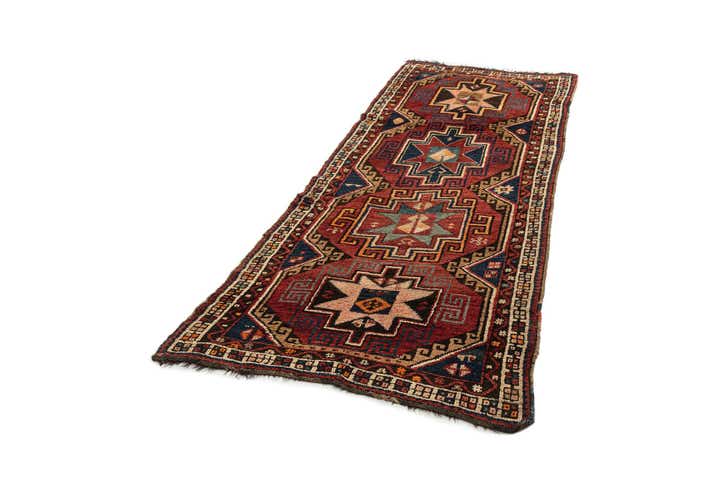 4' 4 x 10' 2 Shiraz Wool Runner Rug