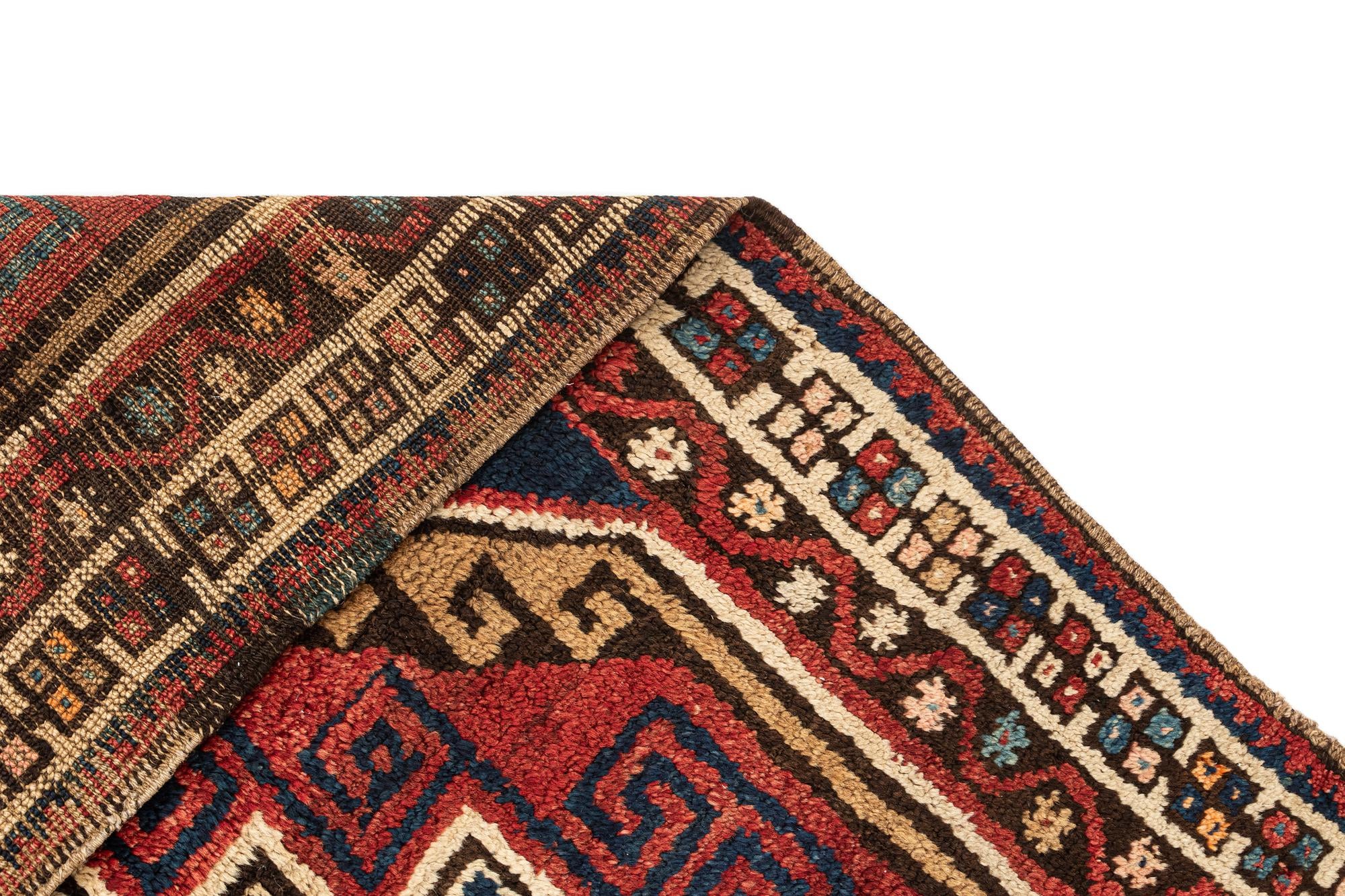 4' 4 x 10' 2 Shiraz Wool Runner Rug