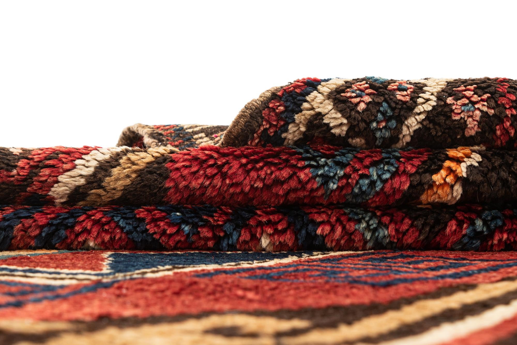 4' 4 x 10' 2 Shiraz Wool Runner Rug