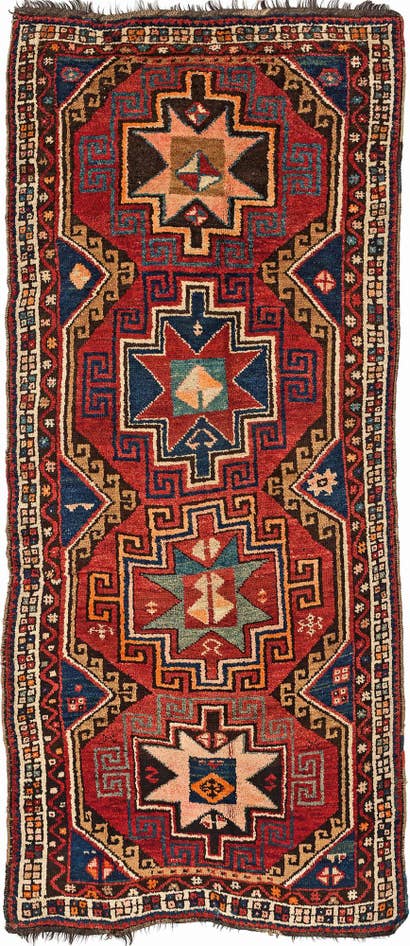 Detail image of 4' 4 x 10' 2 Shiraz Wool Runner Rug