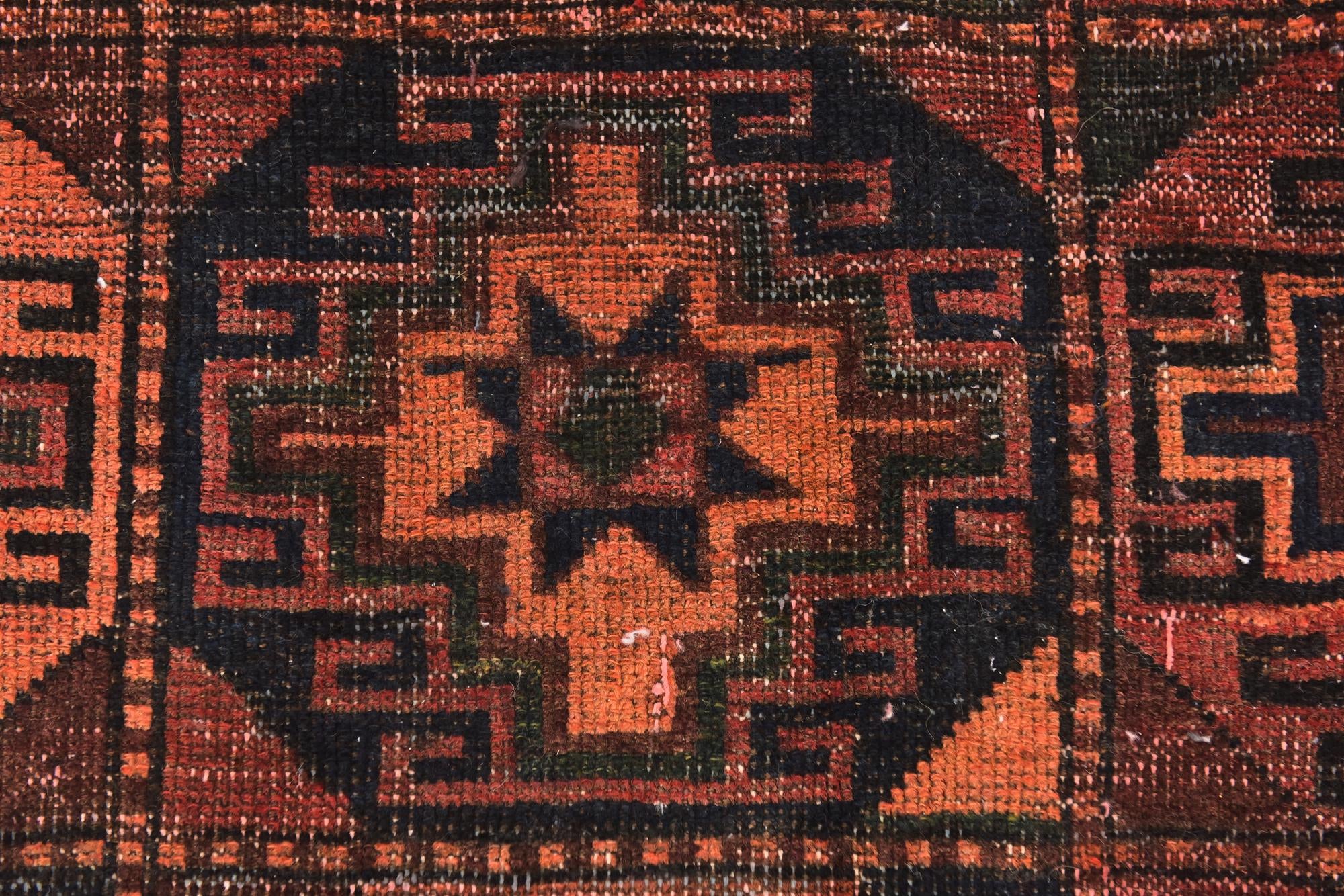 4' 9 x 9' 9 Hand Knotted Shiraz Persian Wool Runner Rug