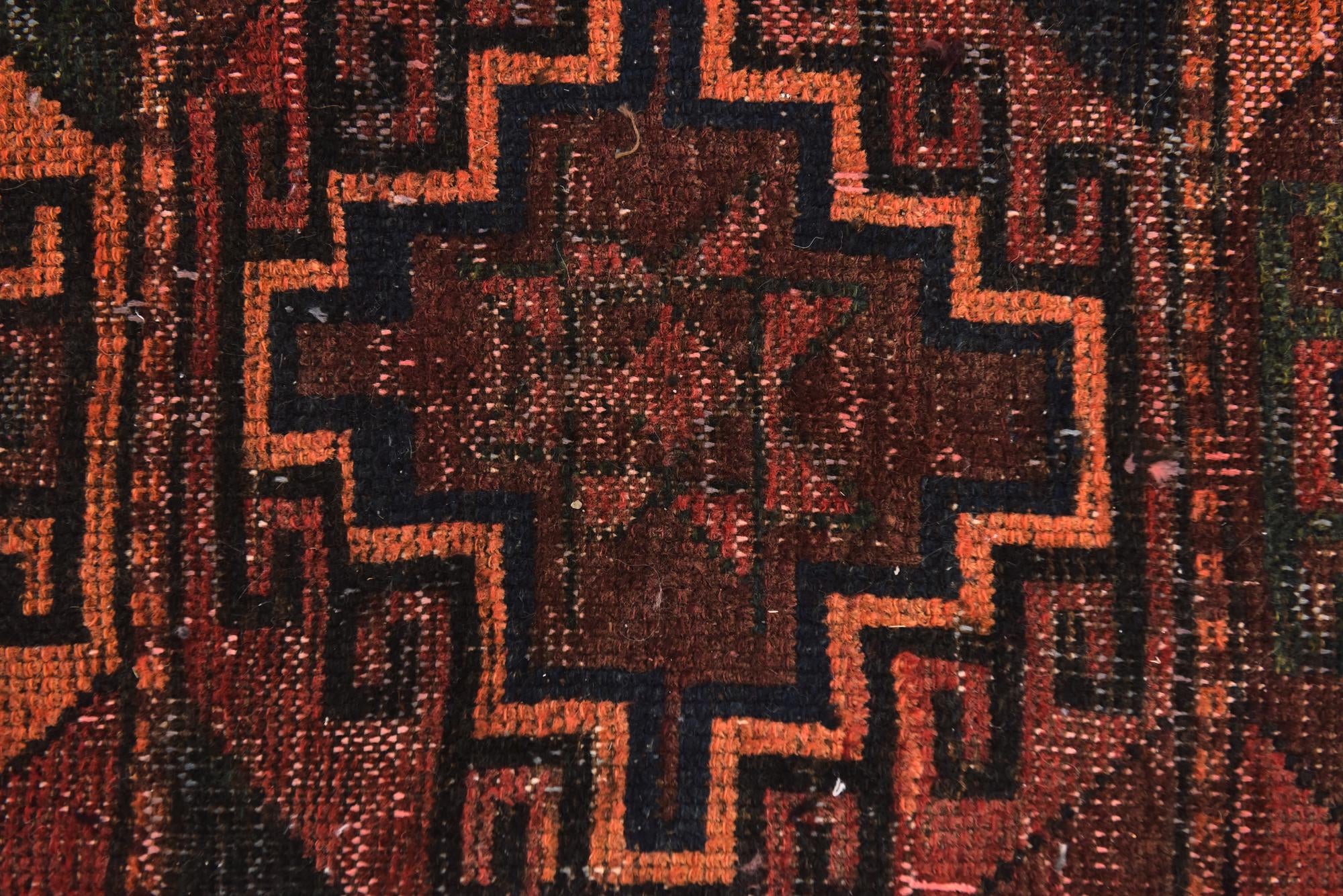 4' 9 x 9' 9 Hand Knotted Shiraz Persian Wool Runner Rug