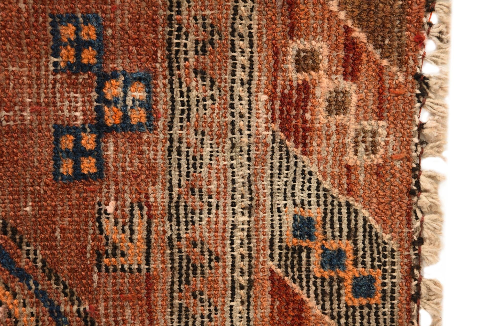3' 6 x 6' 4 Hand Knotted Shiraz Persian Wool Runner Rug