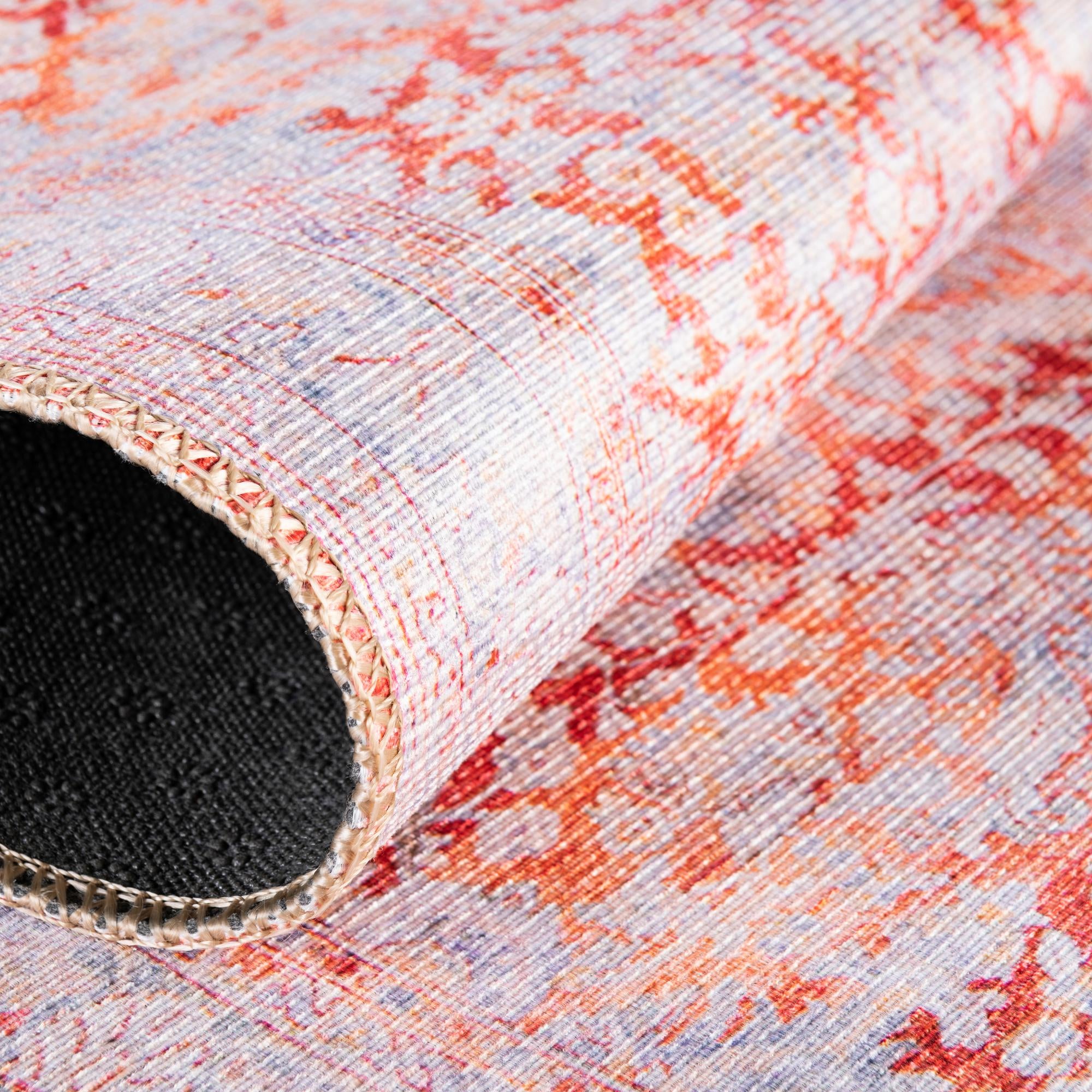 2' 6 x 12' Washable Timeless Runner Rug
