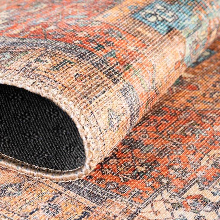 Detail image of 2' 6 x 19' 8 Washable Timeless Runner Rug