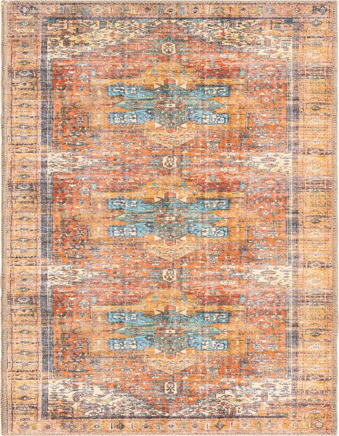 Detail image of 2' x 6' Washable Timeless Runner Rug