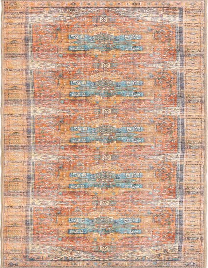 Detail image of 2' 6 x 12' Washable Timeless Runner Rug