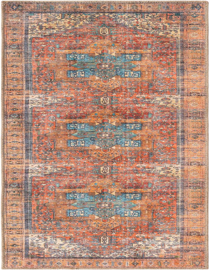 Detail image of 2' x 5' Washable Timeless Runner Rug