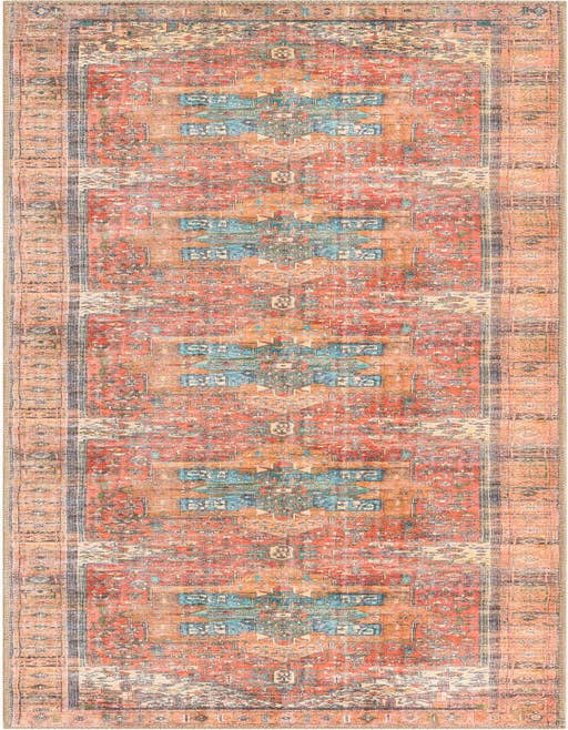 Detail image of 2' x 8' Washable Timeless Runner Rug