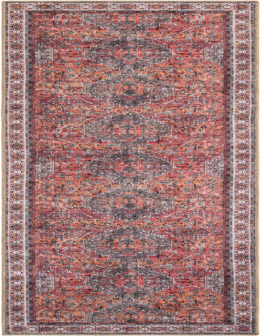 Detail image of 2' 7 x 10' Washable Timeless Runner Rug