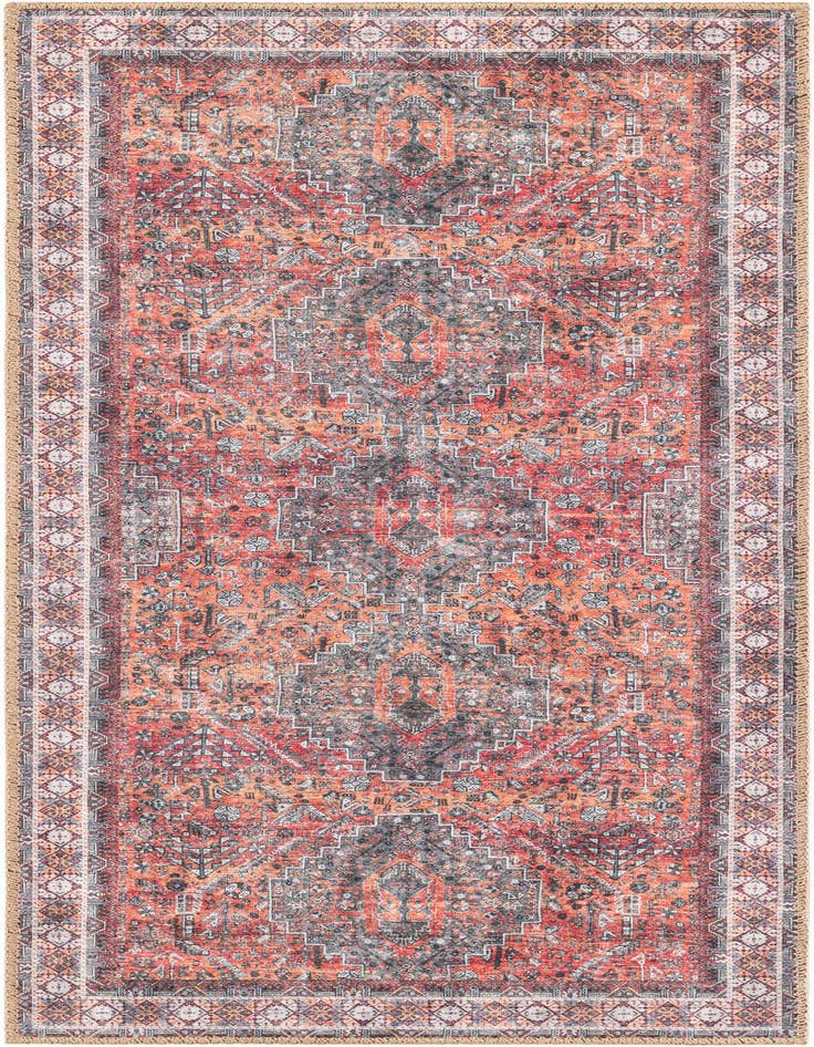Detail image of 2' x 5' 1 Washable Timeless Runner Rug
