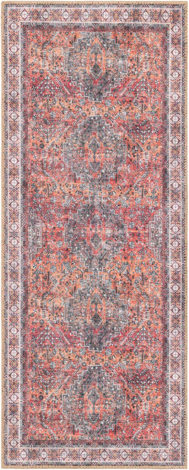 Detail image of 2' x 5' 1 Washable Timeless Runner Rug