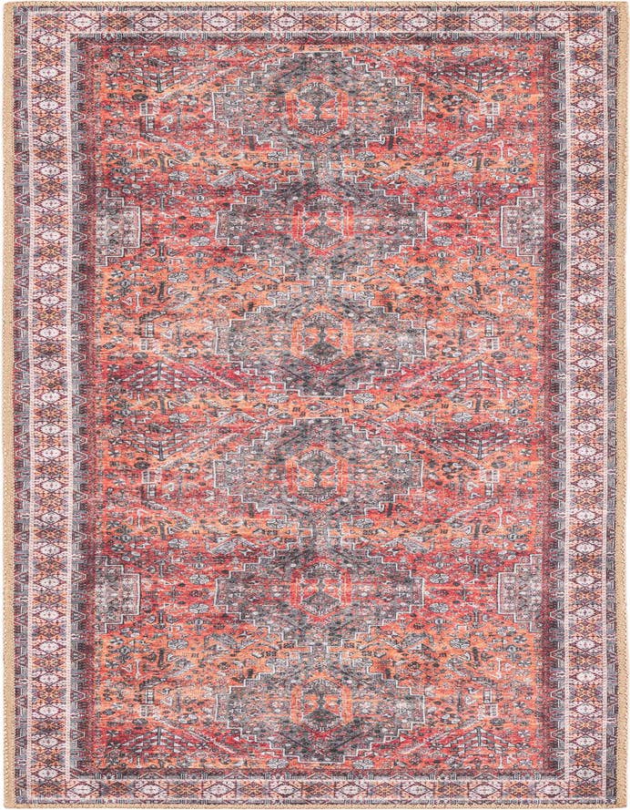 Detail image of 2' x 6' 1 Washable Timeless Runner Rug