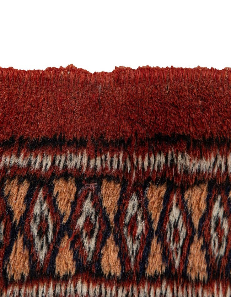 Detail image of 2' 7 x 10' 10  Hand Knotted Torkaman Wool Runner Rug