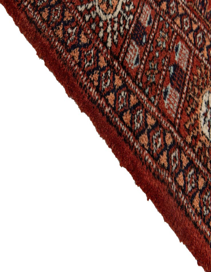 Detail image of 2' 7 x 10' 10  Hand Knotted Torkaman Wool Runner Rug