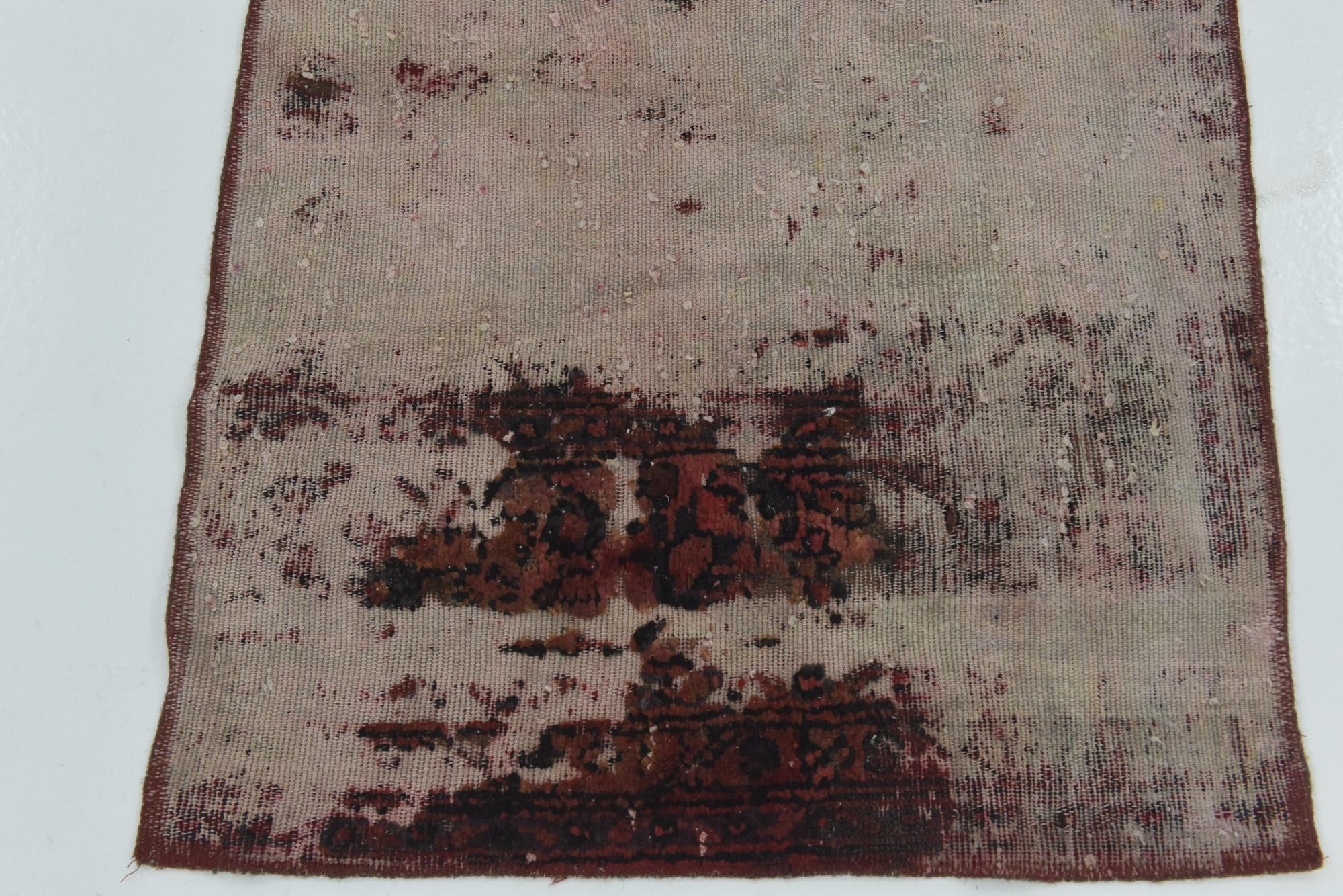2' 10 x 10' Hand Knotted Ultra Vintage Persian Wool Runner Rug