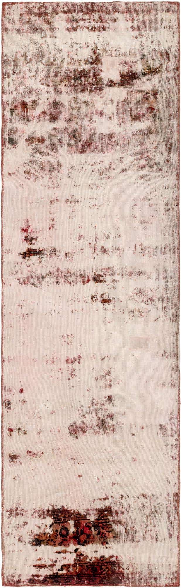 2' 10 x 10' Hand Knotted Ultra Vintage Persian Wool Runner Rug