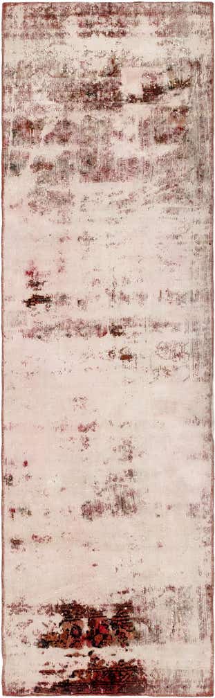 2' 10 x 10' Hand Knotted Ultra Vintage Persian Wool Runner Rug