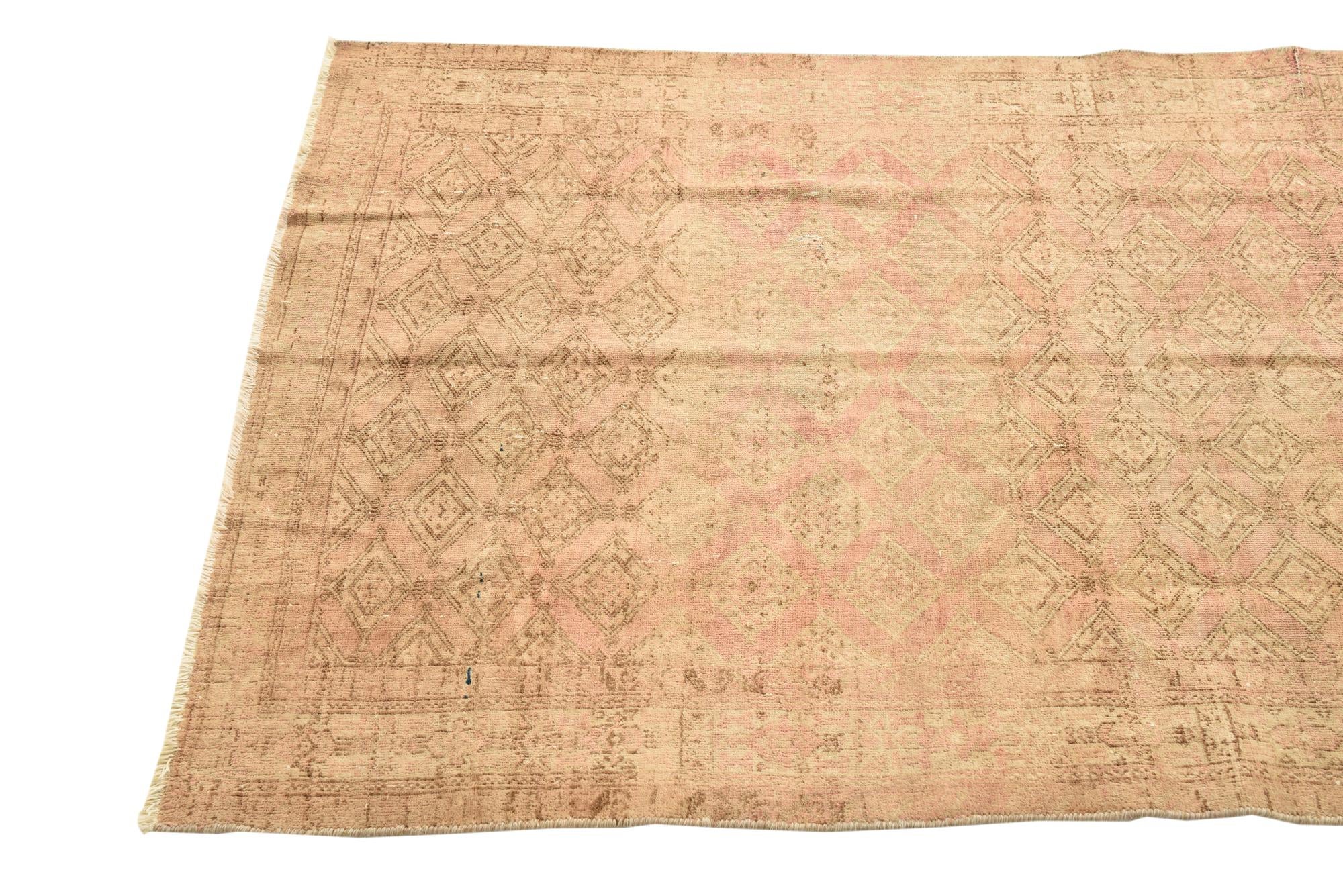 3' x 5' 8 Hand Knotted Ultra Vintage Persian Wool Runner Rug