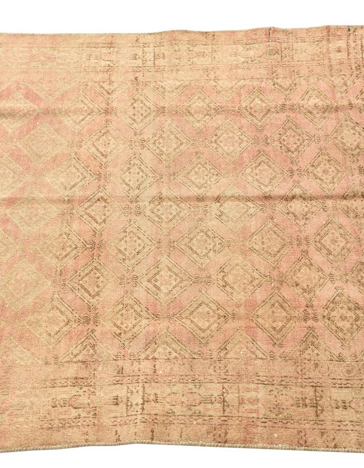 Detail image of 3' x 5' 8  Hand Knotted Ultra Vintage Persian Wool Runner Rug