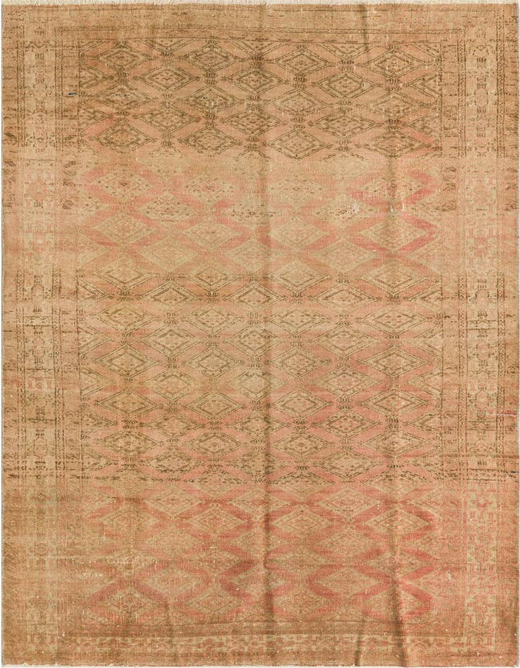 Detail image of 3' x 5' 8 Hand Knotted Ultra Vintage Persian Wool Runner Rug