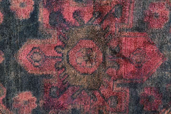 4' x 8' 7 Hand Knotted Ultra Vintage Persian Wool Runner Rug