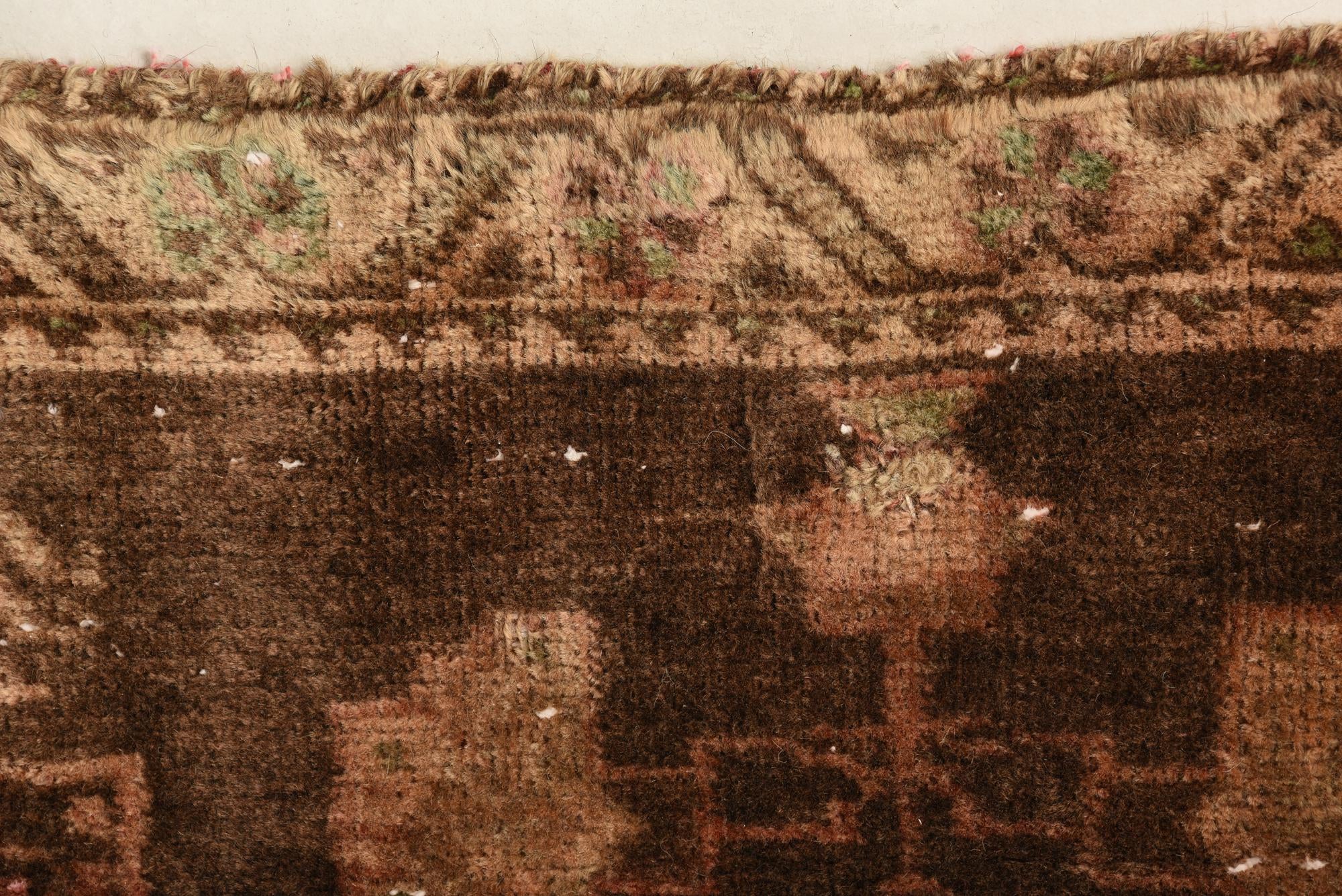 4' 1 x 10' Hand Knotted Ultra Vintage Persian Wool Runner Rug