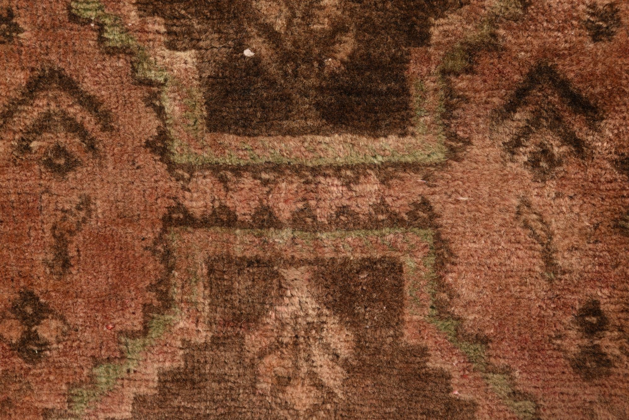 4' 1 x 10' Hand Knotted Ultra Vintage Persian Wool Runner Rug