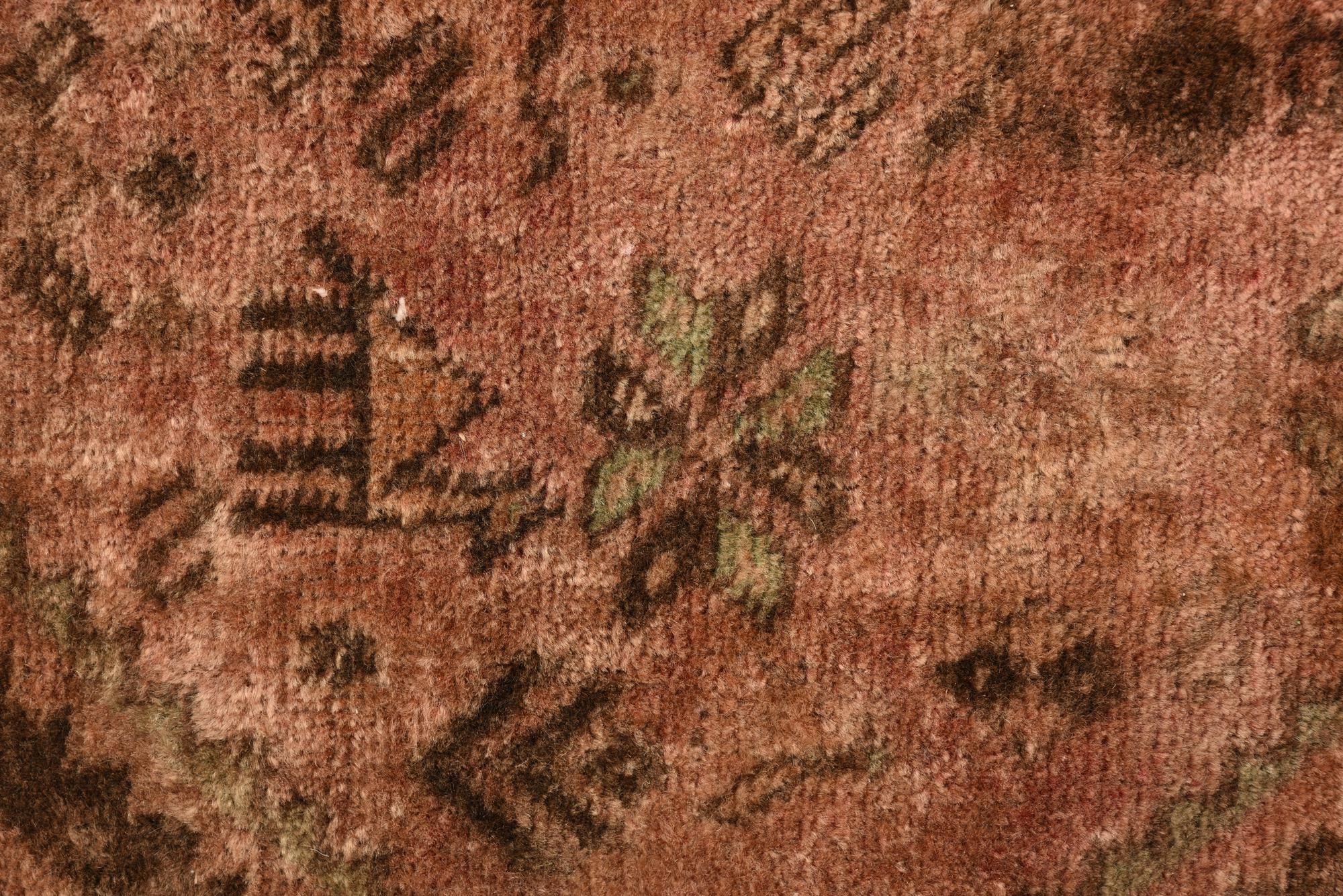 4' 1 x 10' Hand Knotted Ultra Vintage Persian Wool Runner Rug