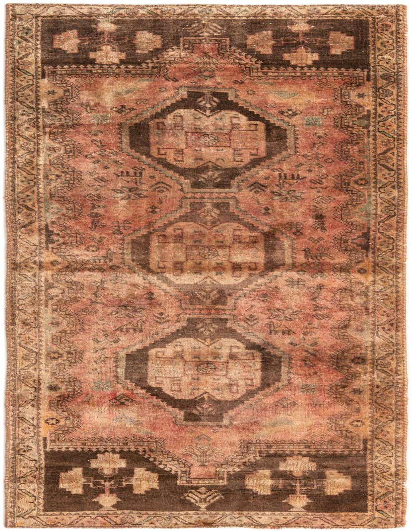 Primary image 4' 1 x 10'  Hand Knotted Ultra Vintage Persian Wool Runner Rug