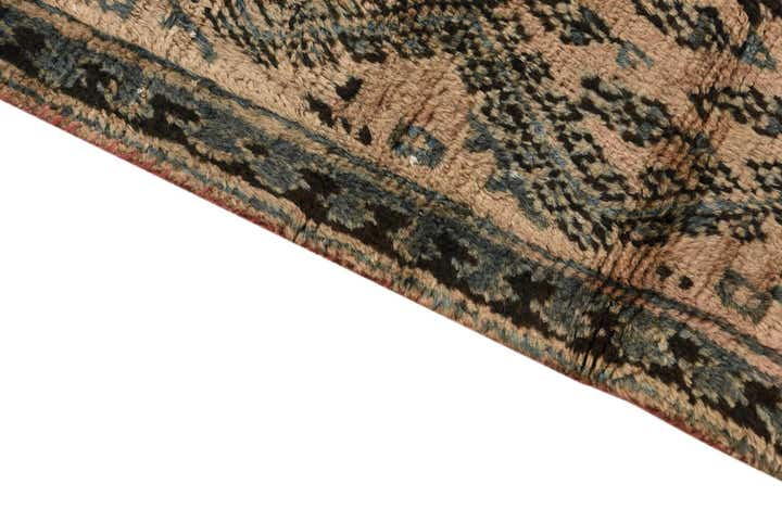 3' 2 x 8' 8 Hand Knotted Ultra Vintage Persian Wool Runner Rug