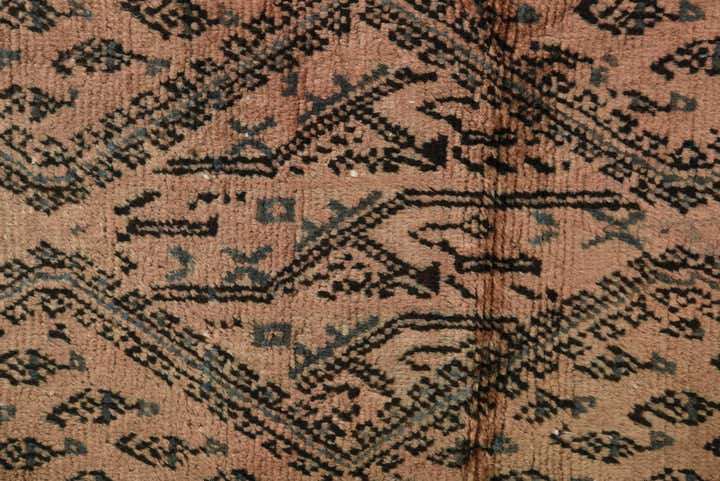 3' 2 x 8' 8 Hand Knotted Ultra Vintage Persian Wool Runner Rug