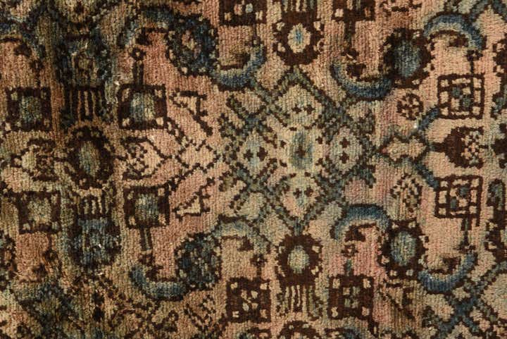 115cm x 240cm Handgeknüpft Ultra Vintage Persisch Wolle Läufer Teppich