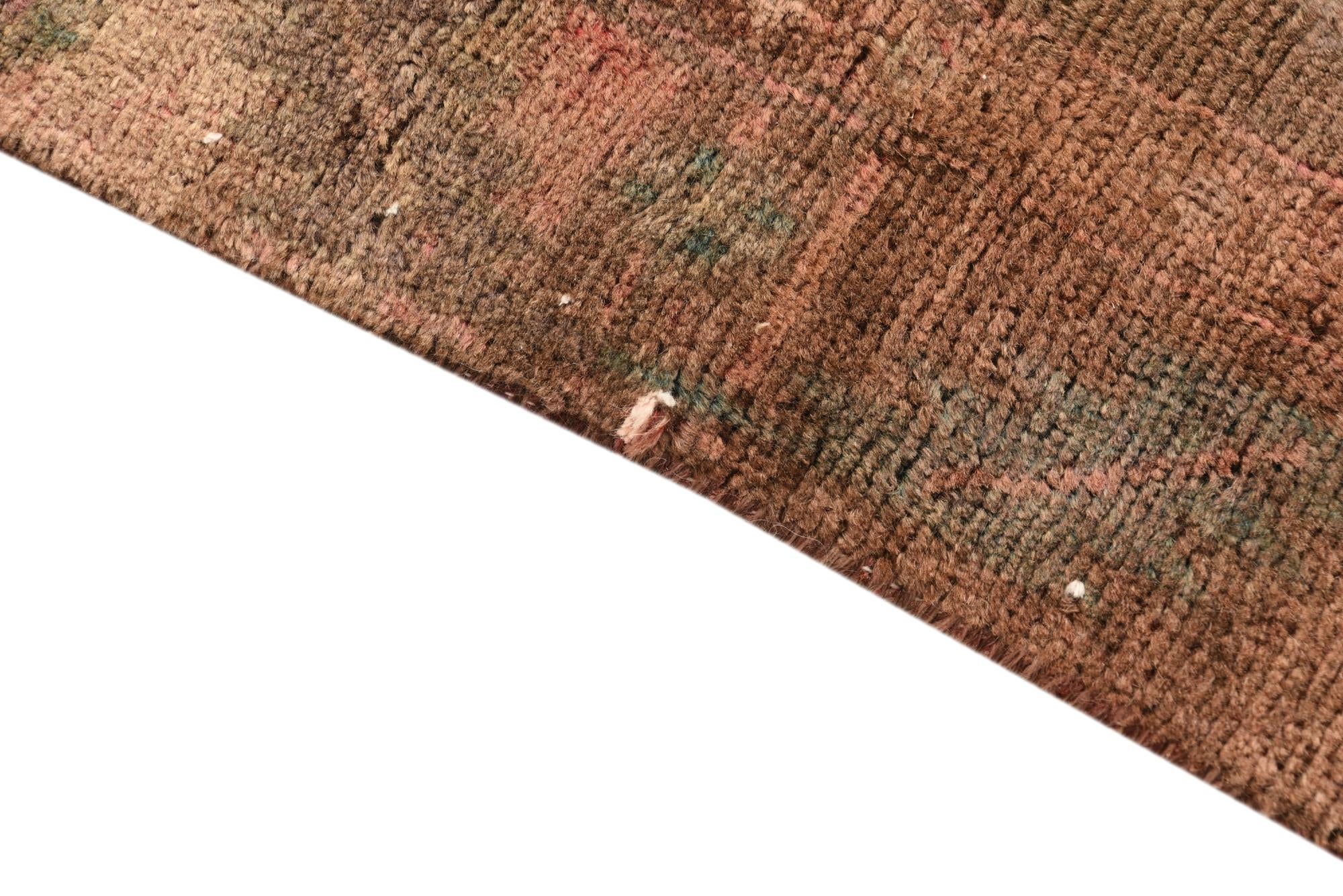 4' x 10' 1 Hand Knotted Ultra Vintage Persian Wool Runner Rug