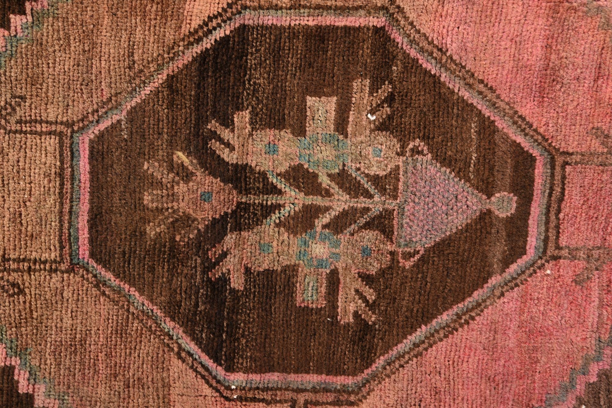 4' x 10' 1 Hand Knotted Ultra Vintage Persian Wool Runner Rug