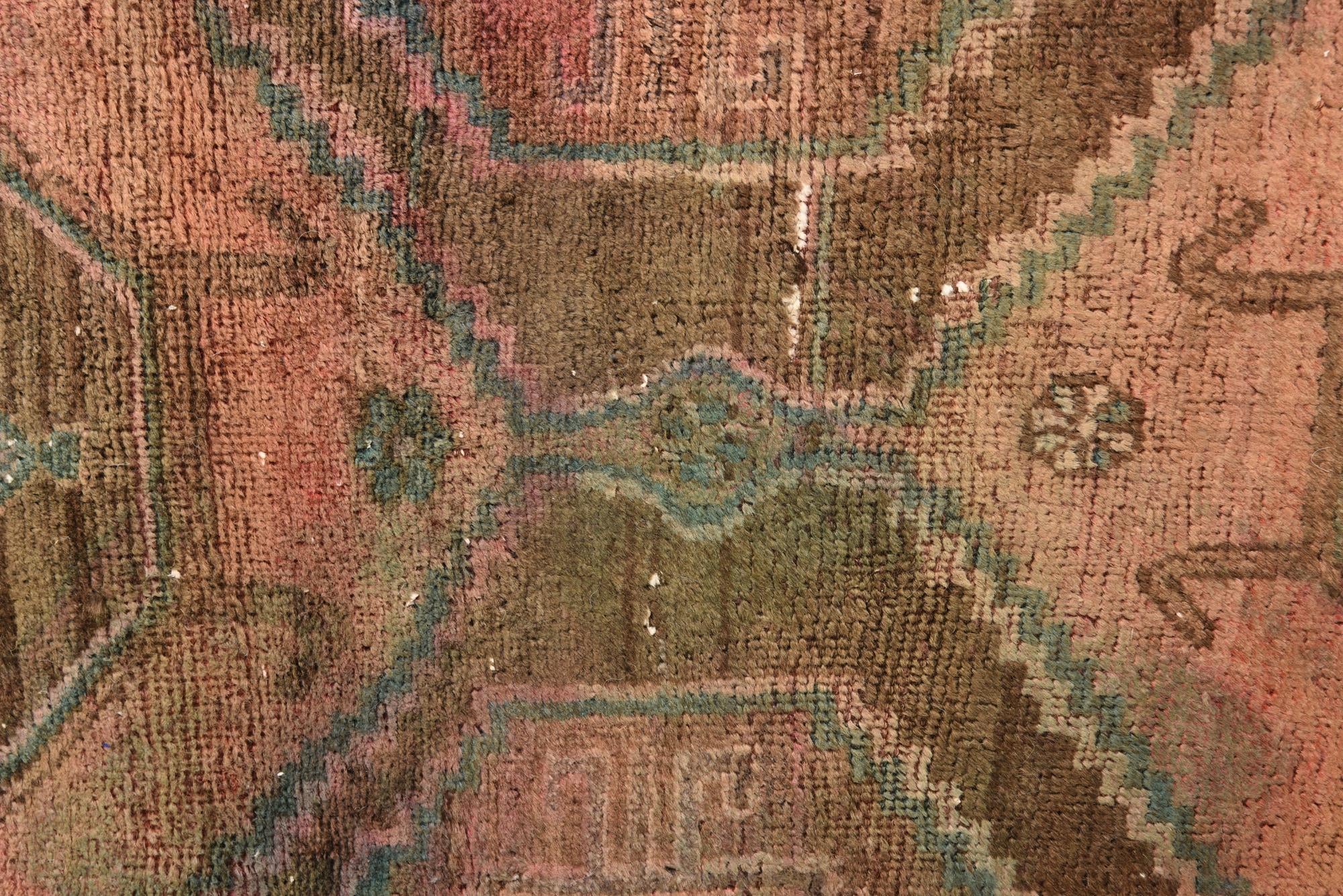4' x 10' 1 Hand Knotted Ultra Vintage Persian Wool Runner Rug