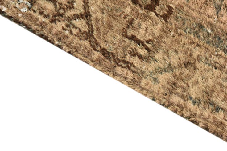 Detail image of 4' 8 x 10' 2 Hand Knotted Ultra Vintage Persian Wool Runner Rug