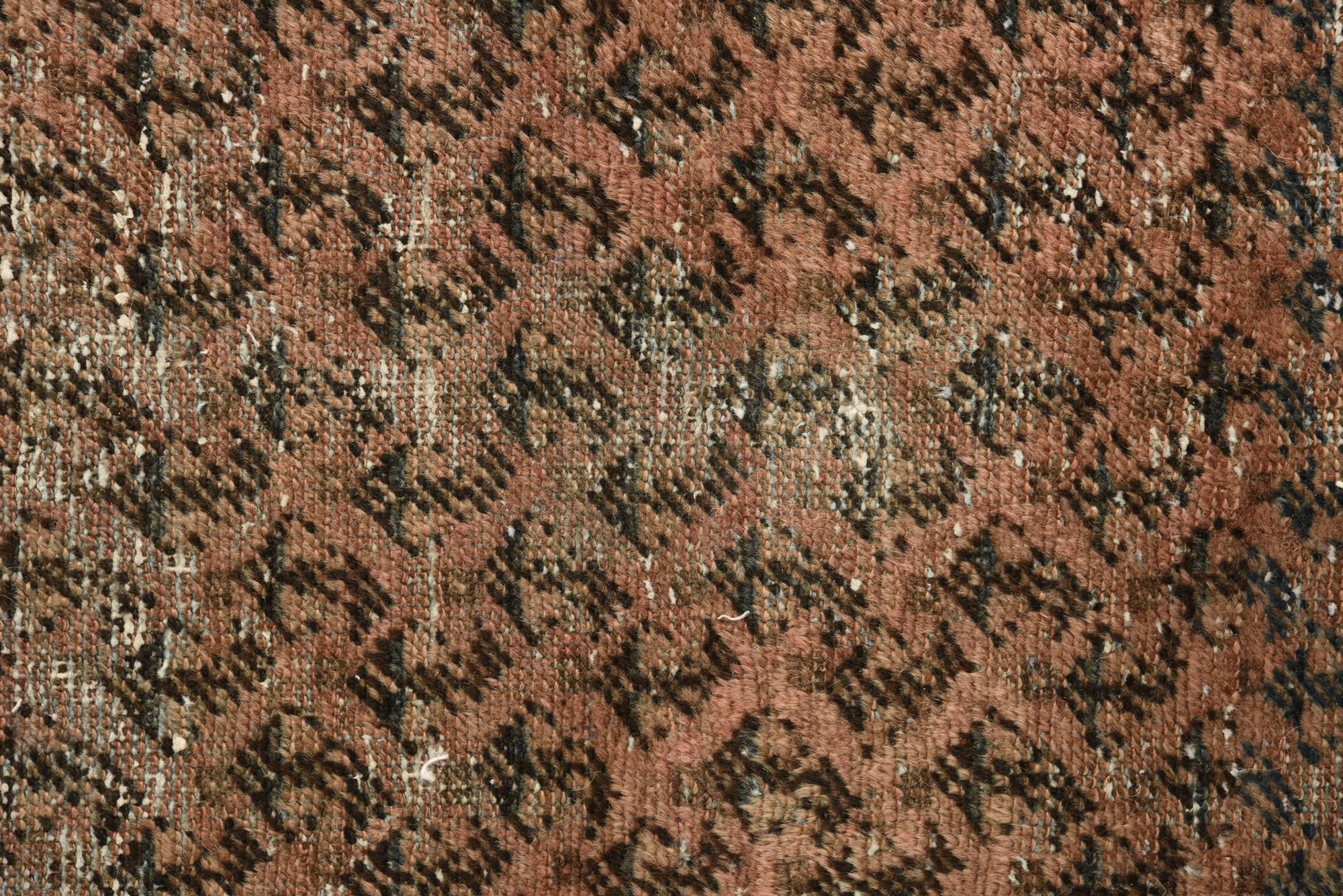 4' 8 x 10' 2 Hand Knotted Ultra Vintage Persian Wool Runner Rug
