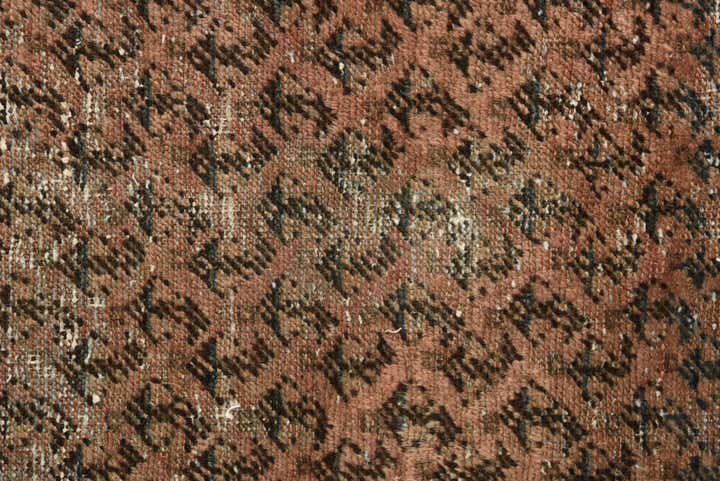 4' 8 x 10' 2 Hand Knotted Ultra Vintage Persian Wool Runner Rug