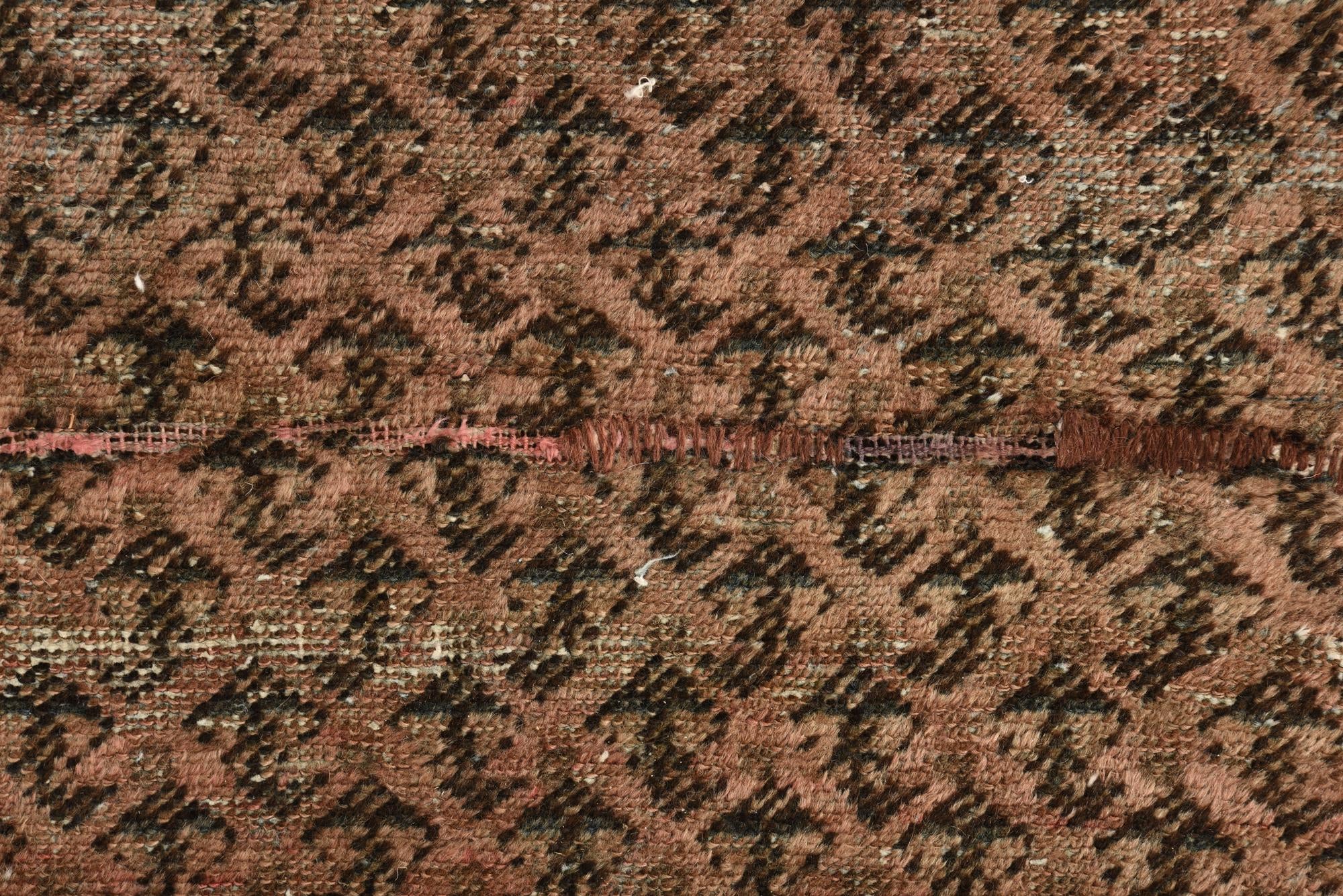 4' 8 x 10' 2 Hand Knotted Ultra Vintage Persian Wool Runner Rug