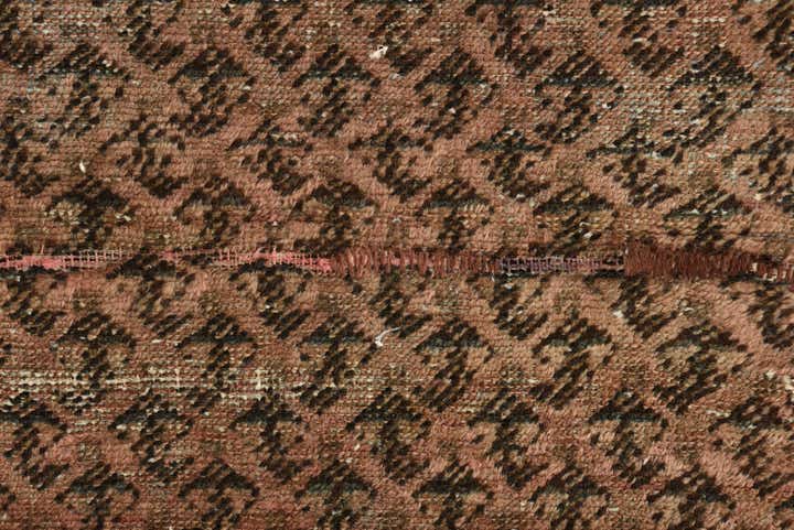 4' 8 x 10' 2 Hand Knotted Ultra Vintage Persian Wool Runner Rug