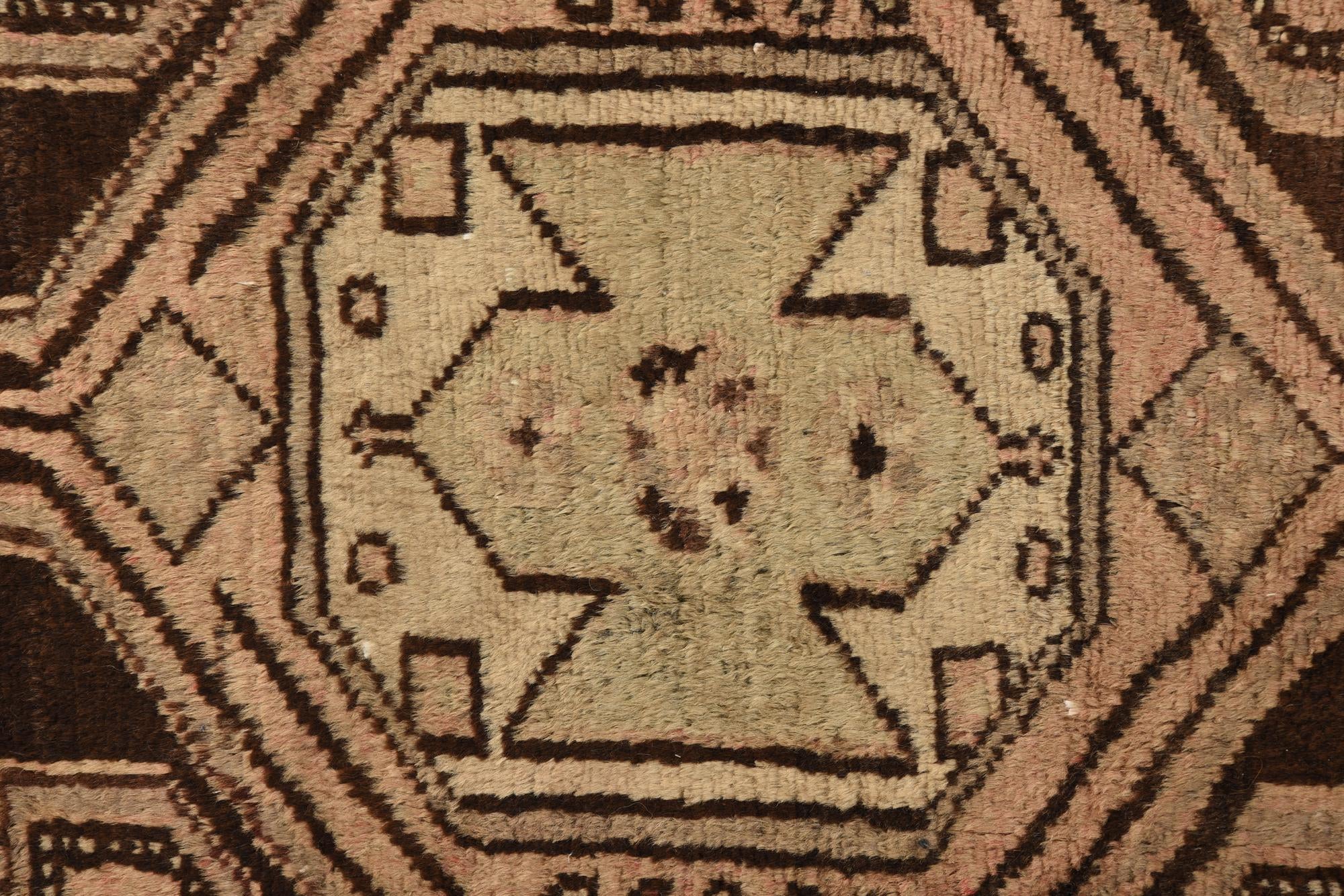 2' 8 x 8' 8 Hand Knotted Ultra Vintage Persian Wool Runner Rug