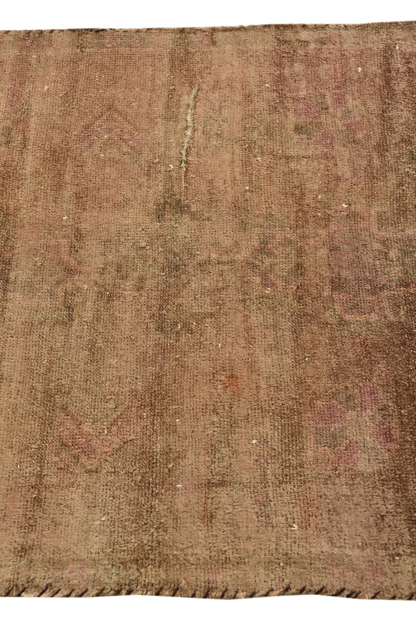 3' x 6' 8 Hand Knotted Ultra Vintage Persian Wool Runner Rug