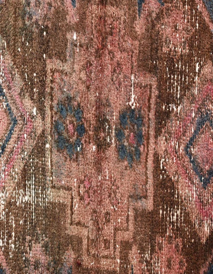 Detail image of 3' 3 x 6'  Hand Knotted Ultra Vintage Persian Wool Runner Rug