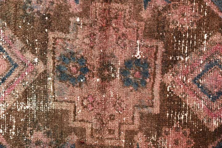 3' 3 x 6' Hand Knotted Ultra Vintage Persian Wool Runner Rug