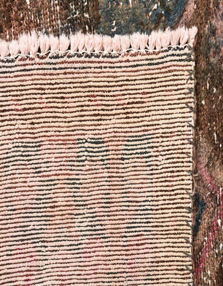 Detail image of 3' 3 x 6'  Hand Knotted Ultra Vintage Persian Wool Runner Rug