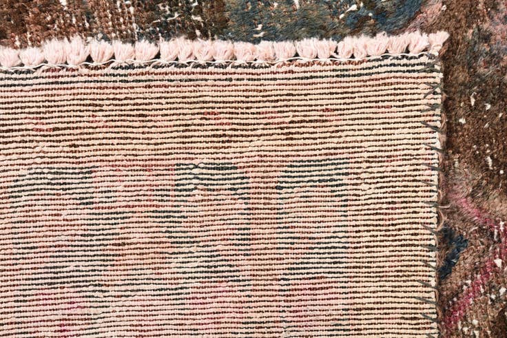 Detail image of 3' 3 x 6' Hand Knotted Ultra Vintage Persian Wool Runner Rug
