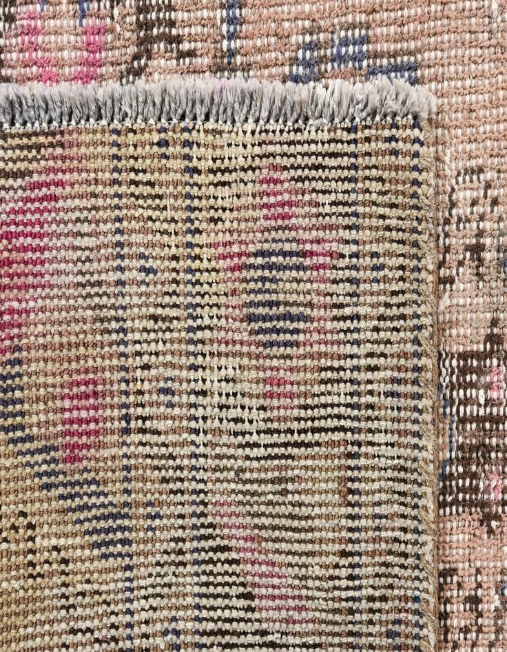 Detail image of 3' 6 x 8'  Hand Knotted Ultra Vintage Persian Wool Runner Rug