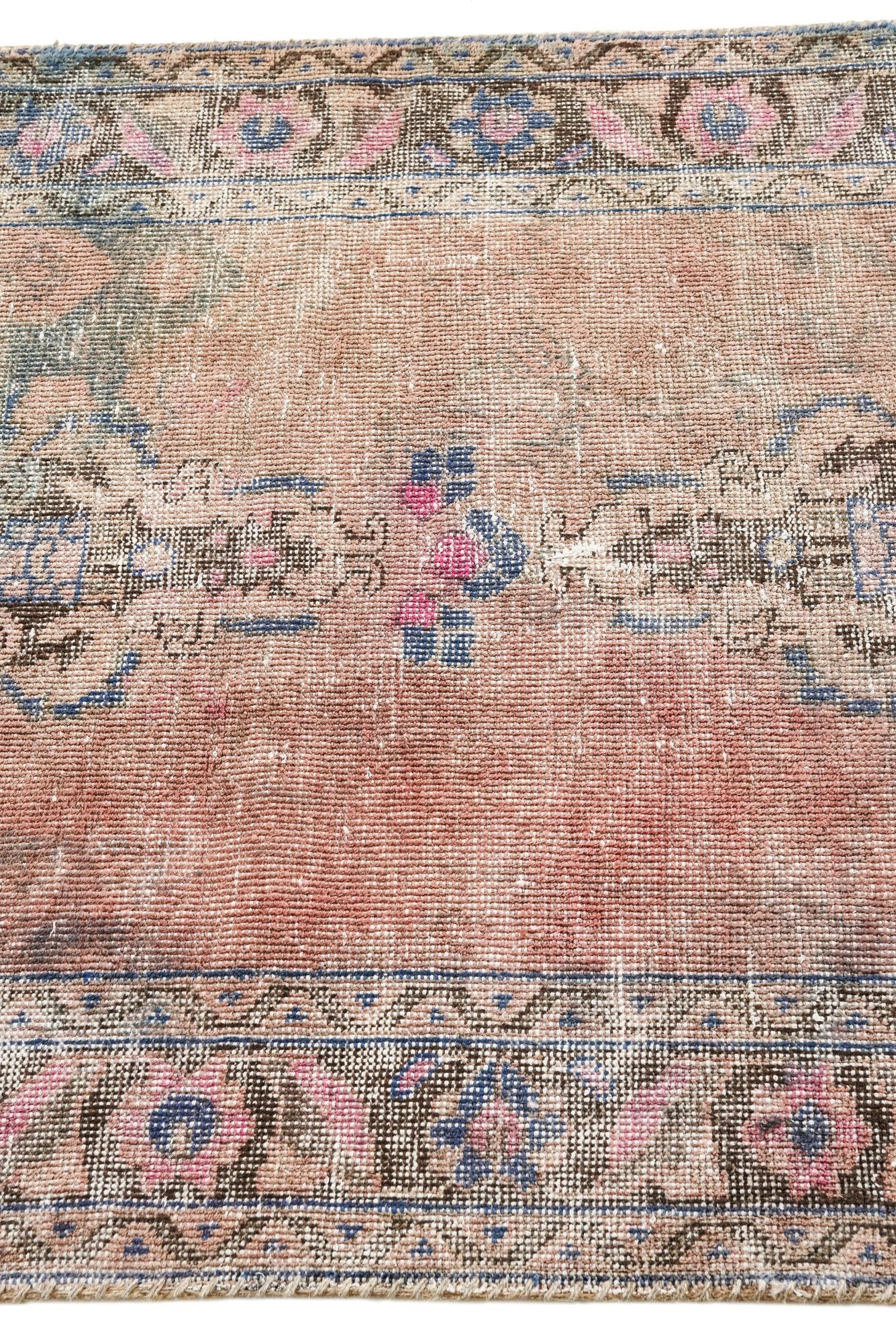 3' 6 x 8' Hand Knotted Ultra Vintage Persian Wool Runner Rug