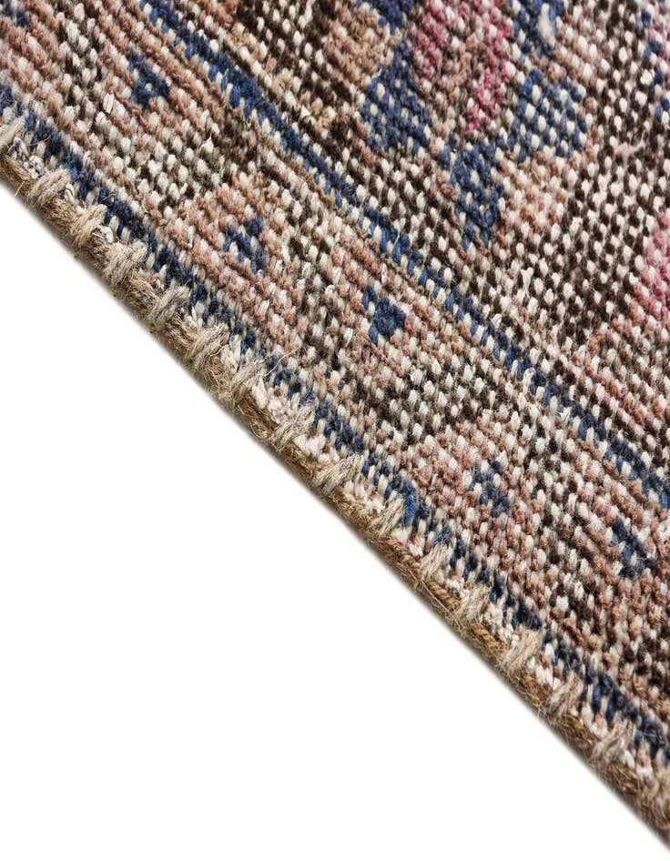 Detail image of 3' 6 x 8'  Hand Knotted Ultra Vintage Persian Wool Runner Rug